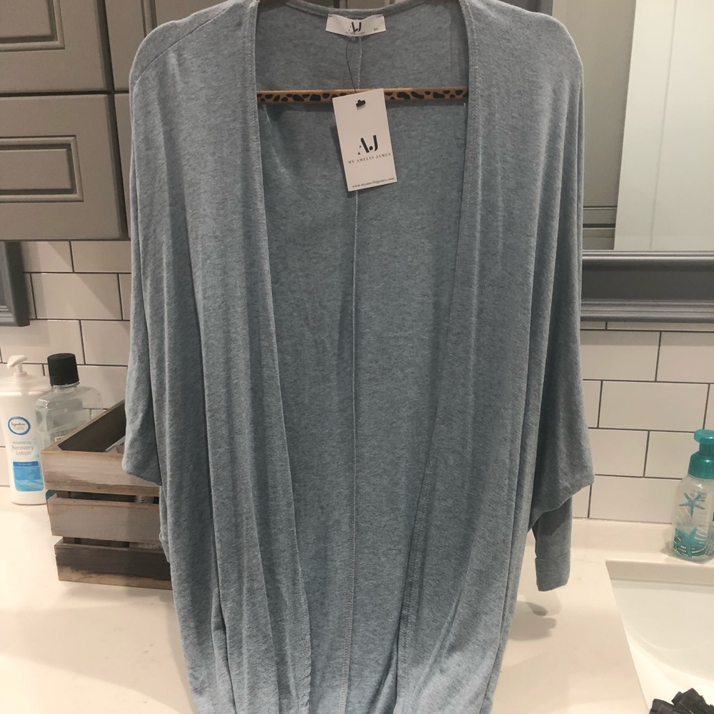 Cardigan dolman sleeve.